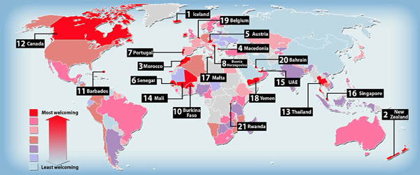 Top 10 Friendliest Countries in the World